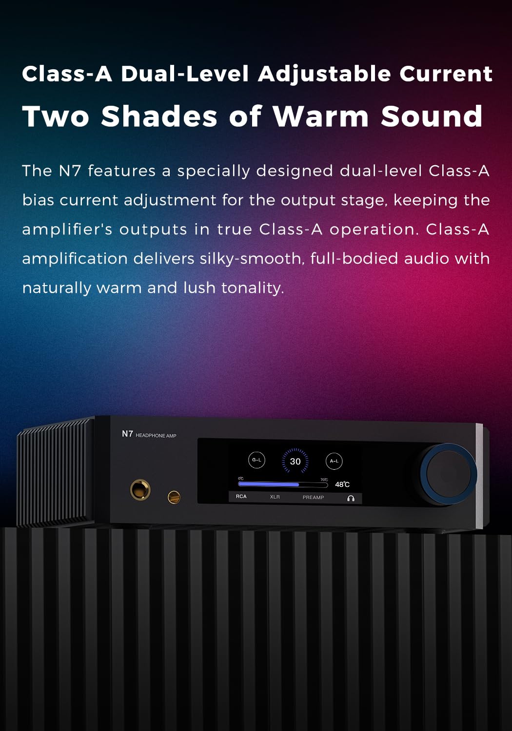 Amazon.com: aune N7 Class-A Headphone Amp, Pre-amp, Pure Class-A